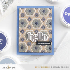 Stencil & Embossing Folder Bundle Botanical Honeycomb