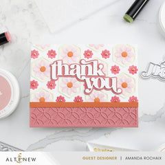 Stencil & Embossing Folder Bundle Botanical Honeycomb