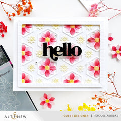 Stencil & Embossing Folder Bundle Botanical Honeycomb