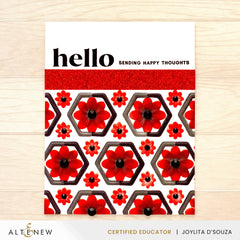 Stencil & Embossing Folder Bundle Botanical Honeycomb