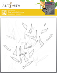 Stencil & Embossing Folder Bundle Charming Heliconia