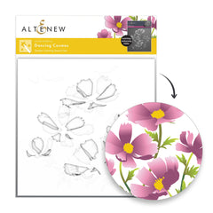 Stencil & Embossing Folder Bundle Dancing Cosmos