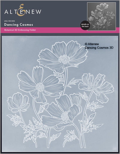 Stencil & Embossing Folder Bundle Dancing Cosmos