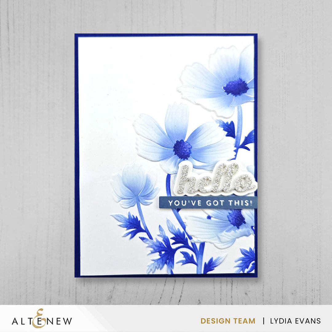 Stencil & Embossing Folder Bundle Dancing Cosmos
