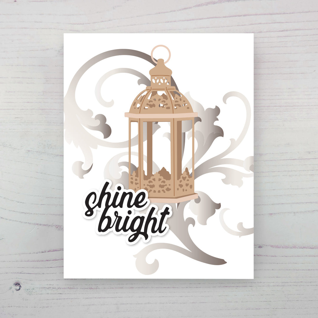 Stencil & Embossing Folder Bundle Elegant Flourish