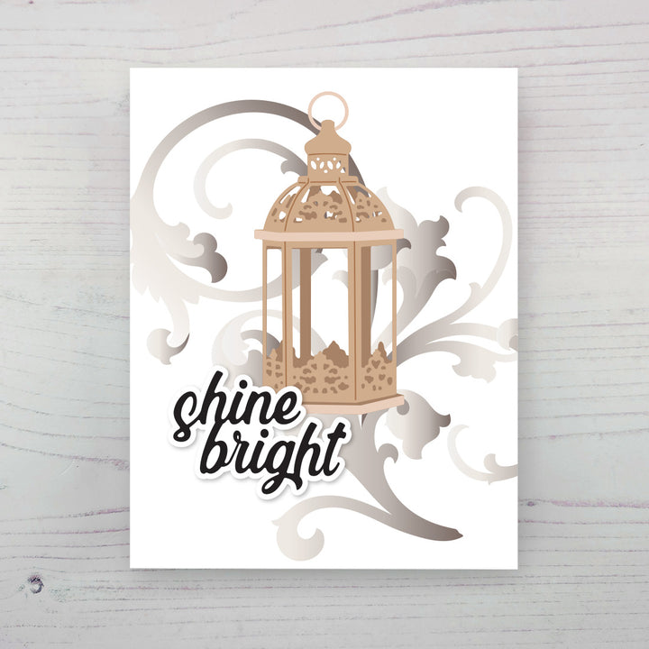 Stencil & Embossing Folder Bundle Elegant Flourish