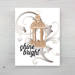 Stencil & Embossing Folder Bundle Elegant Flourish