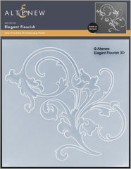 Stencil & Embossing Folder Bundle Elegant Flourish