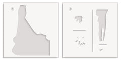 Stencil & Embossing Folder Bundle Enchanted Beginnings