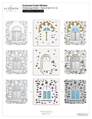 Stencil & Embossing Folder Bundle Enchanted Castle
