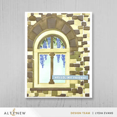 Stencil & Embossing Folder Bundle Enchanted Castle Window