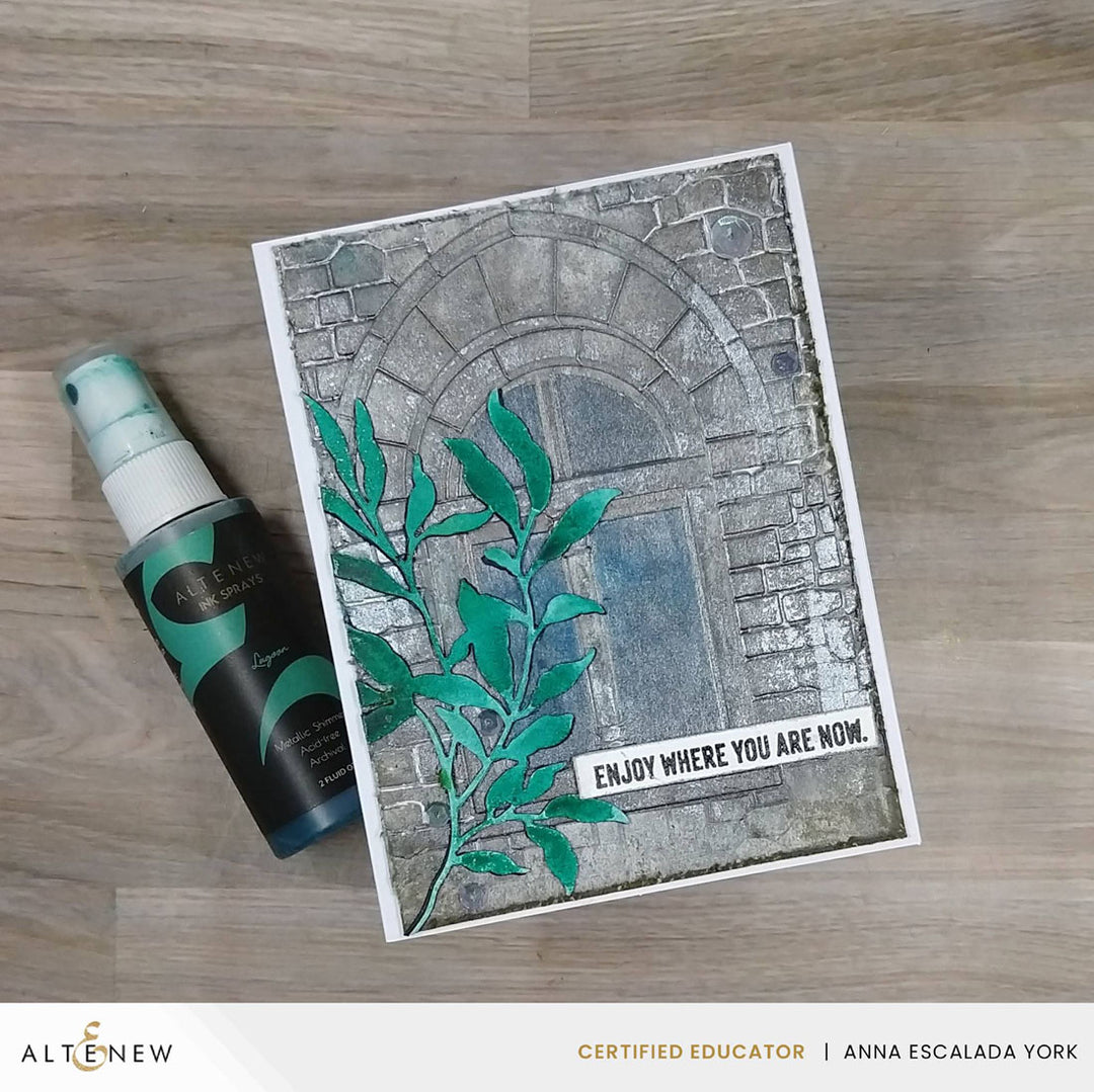 Stencil & Embossing Folder Bundle Enchanted Castle Window