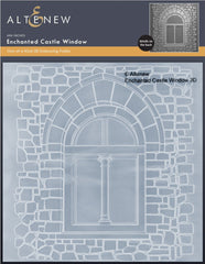 Stencil & Embossing Folder Bundle Enchanted Castle Window