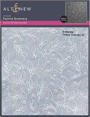 Stencil & Embossing Folder Bundle Festive Greenery
