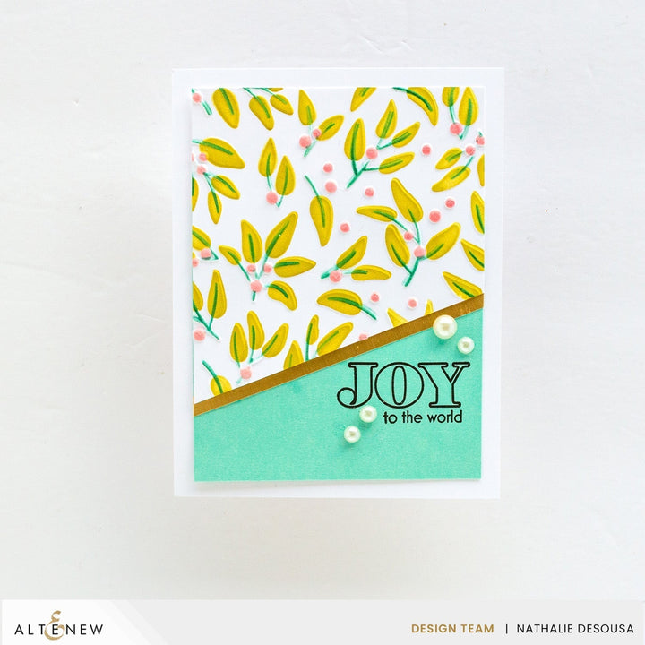 Stencil & Embossing Folder Bundle Festive Greenery
