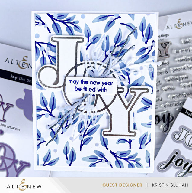 Stencil & Embossing Folder Bundle Festive Greenery