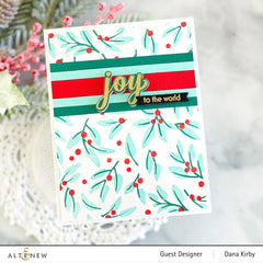Stencil & Embossing Folder Bundle Festive Greenery