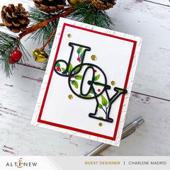 Stencil & Embossing Folder Bundle Festive Greenery
