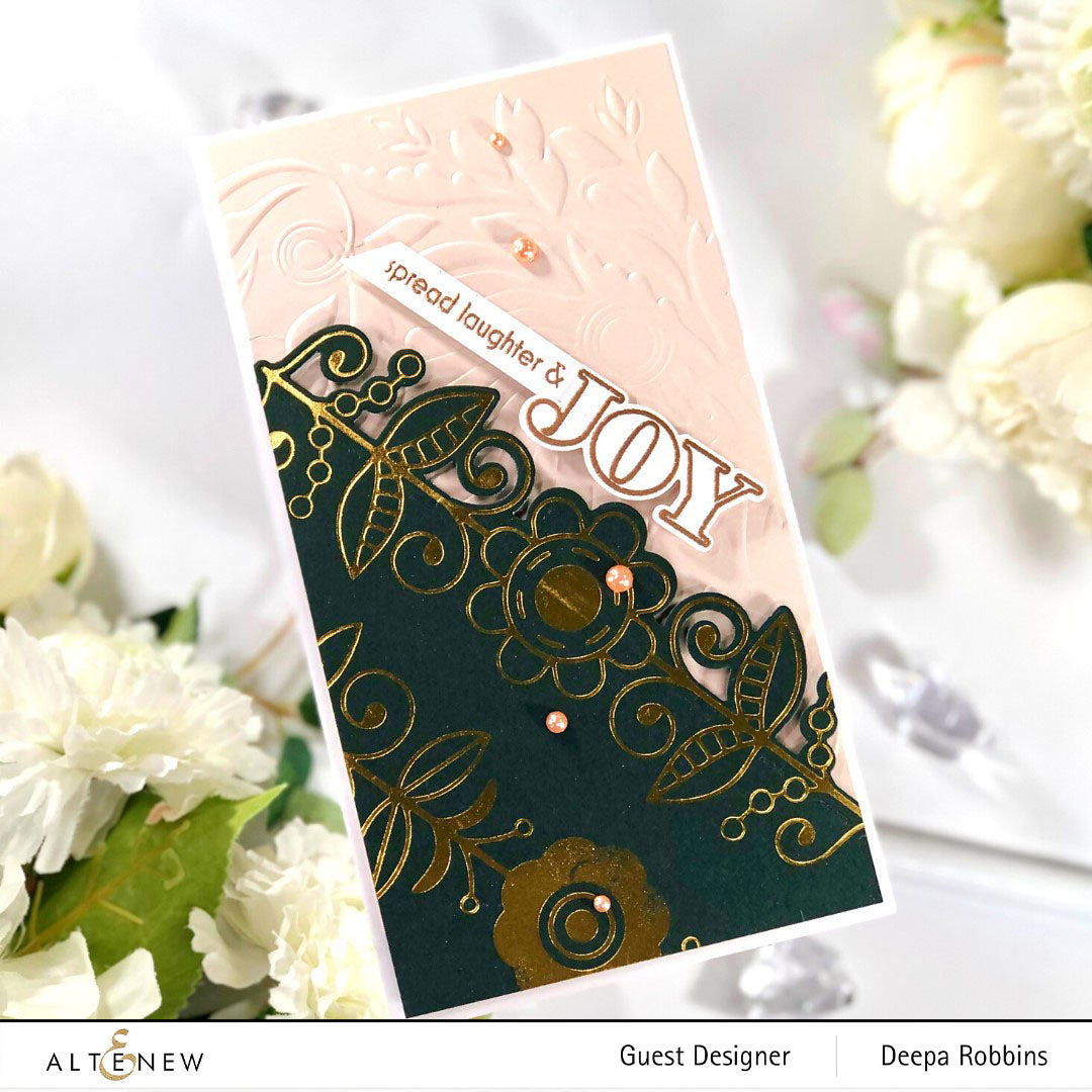 Stencil & Embossing Folder Bundle Festive Greenery