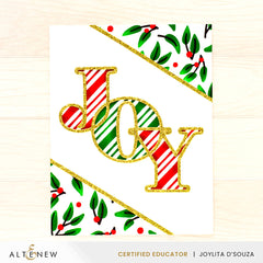 Stencil & Embossing Folder Bundle Festive Greenery