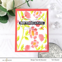 Stencil & Embossing Folder Bundle Flower Vines