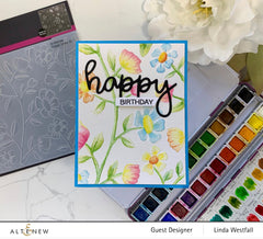 Stencil & Embossing Folder Bundle Flower Vines