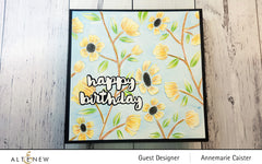 Stencil & Embossing Folder Bundle Flower Vines