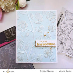 Stencil & Embossing Folder Bundle Flower Vines