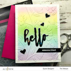 Stencil & Embossing Folder Bundle Flower Vines