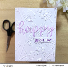 Stencil & Embossing Folder Bundle Flower Vines