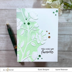 Stencil & Embossing Folder Bundle Flower Vines