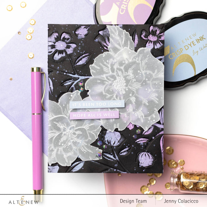 Stencil & Embossing Folder Bundle Flower Vines