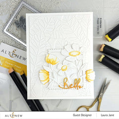 Stencil & Embossing Folder Bundle Flower Vines