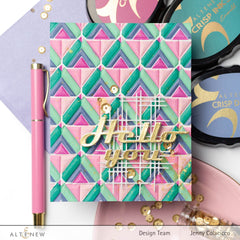 Stencil & Embossing Folder Bundle Geo Triangles