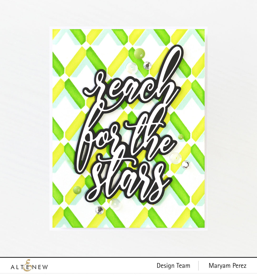 Stencil & Embossing Folder Bundle Geo Triangles