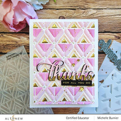 Stencil & Embossing Folder Bundle Geo Triangles