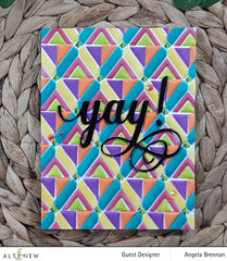 Stencil & Embossing Folder Bundle Geo Triangles