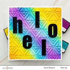 Stencil & Embossing Folder Bundle Geo Triangles