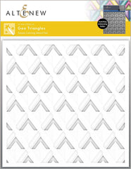 Stencil & Embossing Folder Bundle Geo Triangles