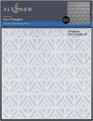 Stencil & Embossing Folder Bundle Geo Triangles