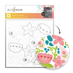 Stencil & Embossing Folder Bundle Hearts & Paislies