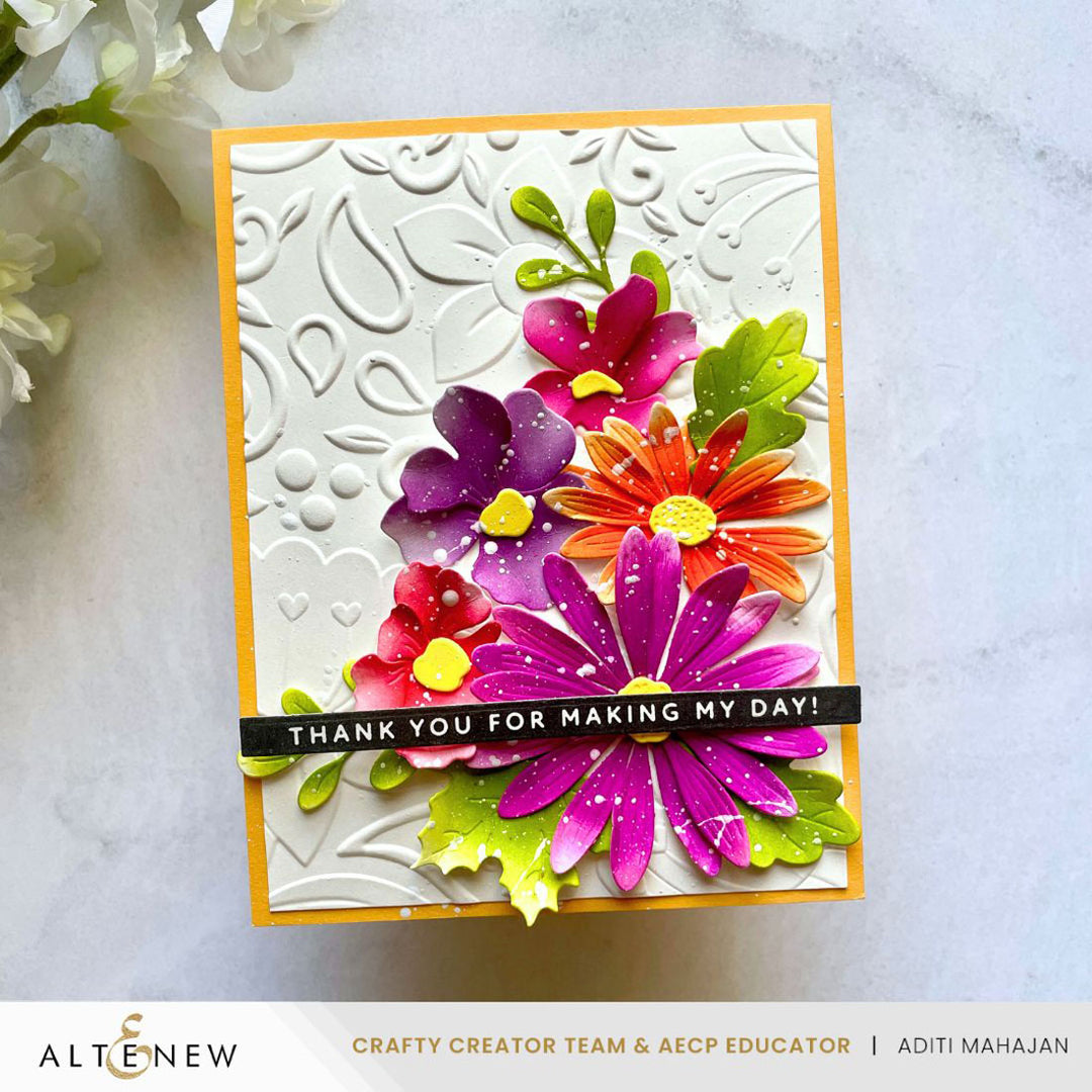 Stencil & Embossing Folder Bundle Hearts & Paislies