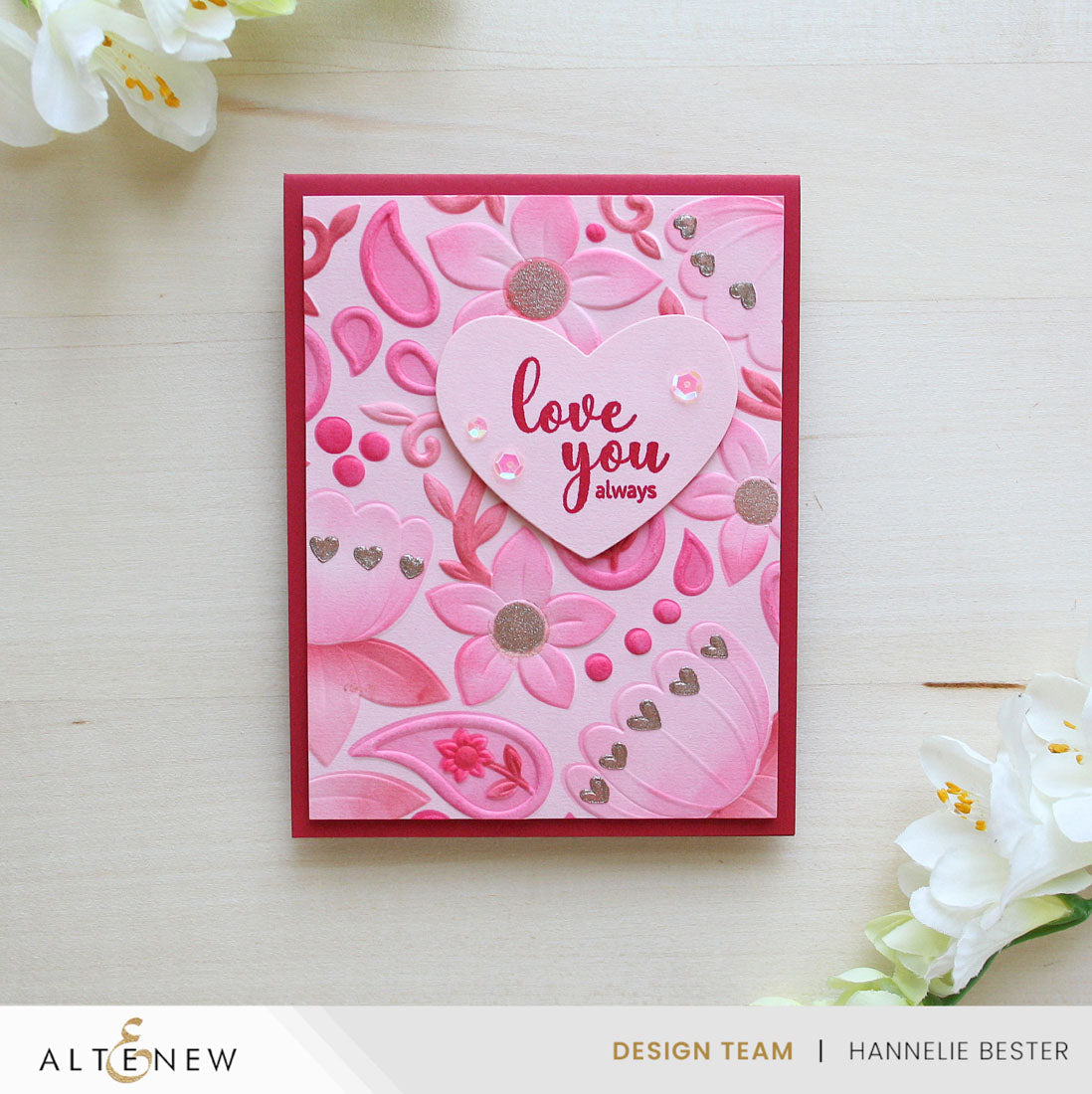 Stencil & Embossing Folder Bundle Hearts & Paislies