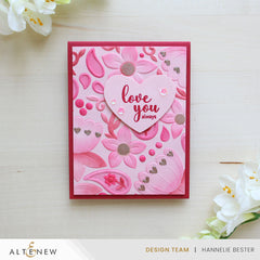 Stencil & Embossing Folder Bundle Hearts & Paislies
