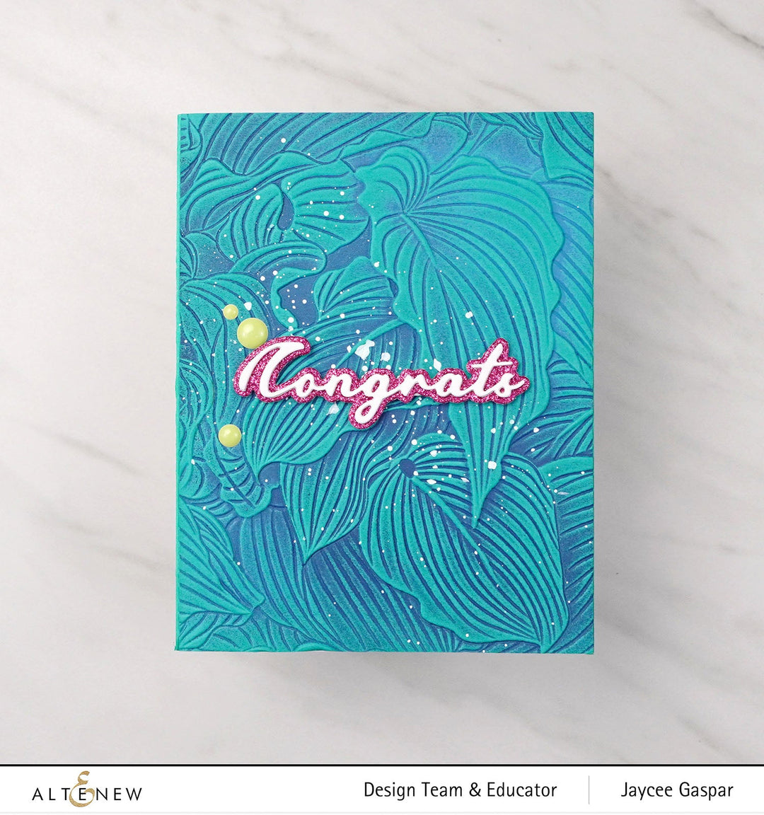 Stencil & Embossing Folder Bundle Hosta