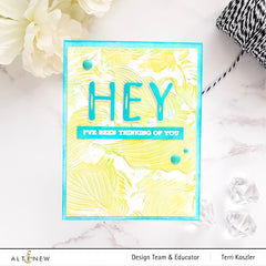 Stencil & Embossing Folder Bundle Hosta