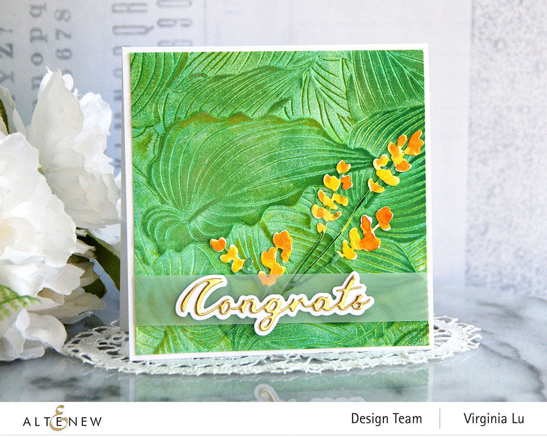 Stencil & Embossing Folder Bundle Hosta
