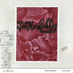 Stencil & Embossing Folder Bundle Hosta