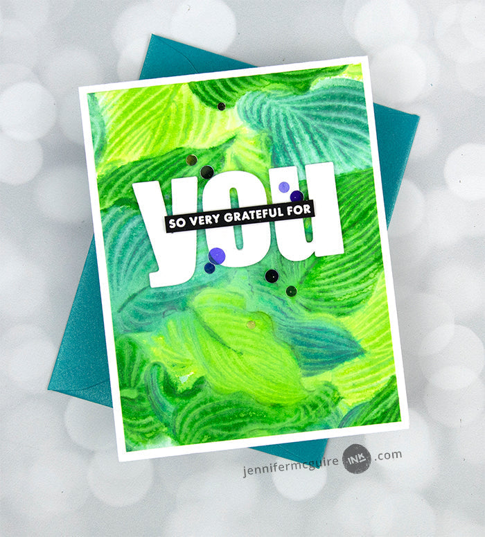 Stencil & Embossing Folder Bundle Hosta