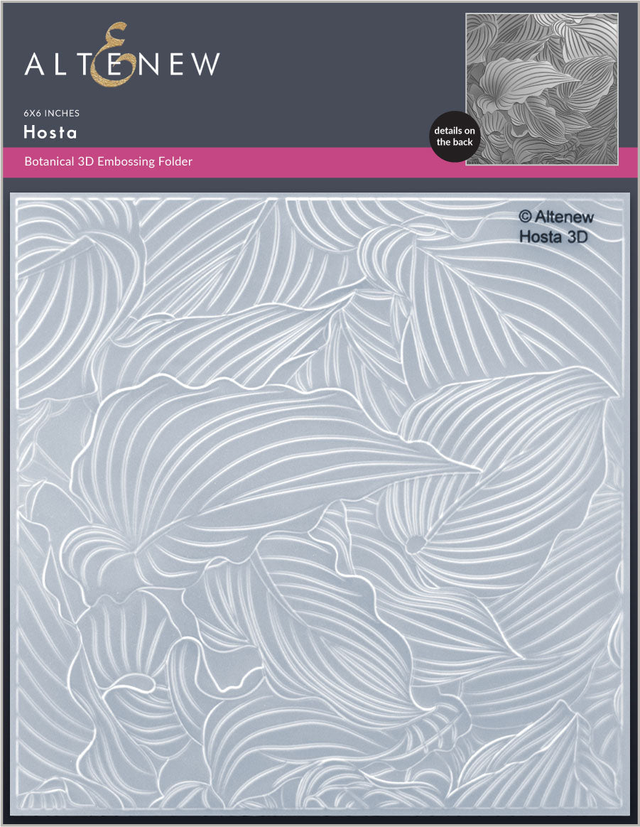 Stencil & Embossing Folder Bundle Hosta